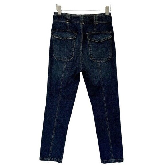 Rebecca Taylor La Vie Jeans Elodie High Waist Belted Chic Preppy Casual Size 28 - Picture 3 of 10